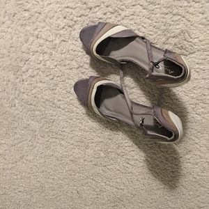 Peep toe stilettos